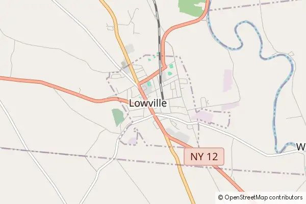 Mapa Lowville