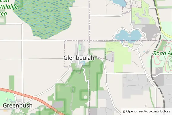 Mapa Glenbeulah