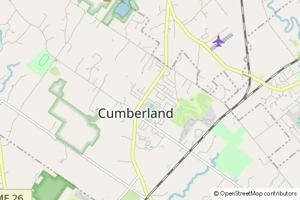 Mapa Cumberland Center