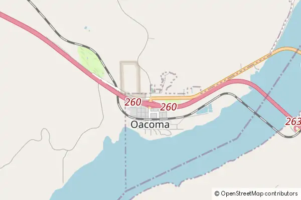 Mapa Oacoma