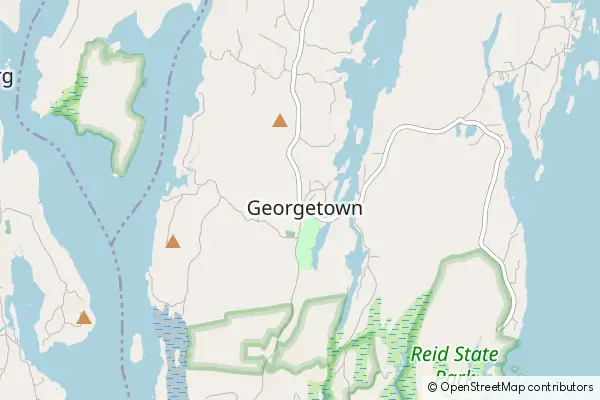 Mapa Georgetown