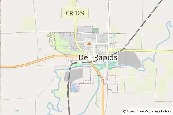 Mapa Dell Rapids