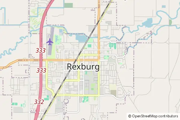 Mapa Rexburg