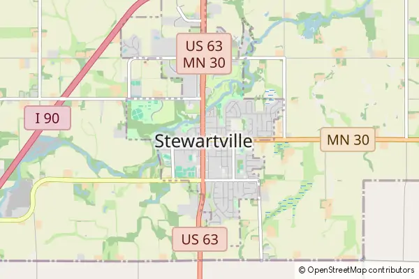 Mapa Stewartville