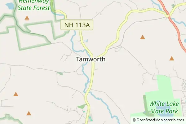 Mapa Tamworth