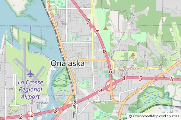 Mapa Onalaska