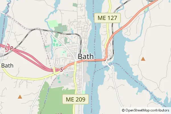 Mapa Bath