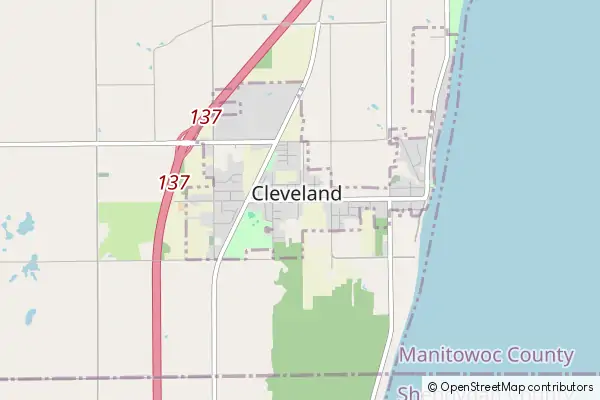 Mapa Cleveland