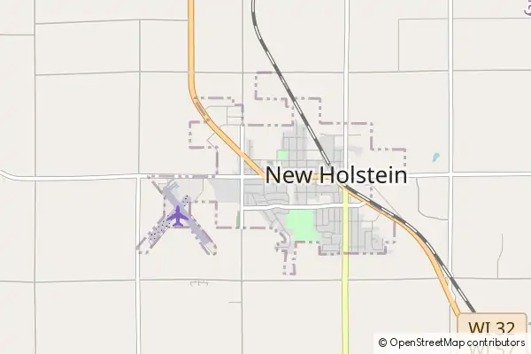 Mapa New Holstein