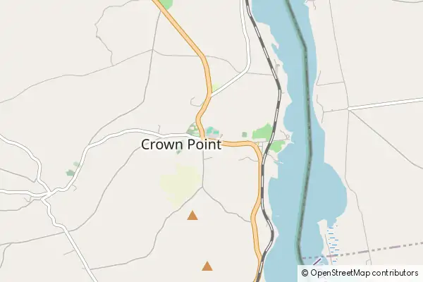 Mapa Crown Point