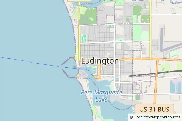 Mapa Ludington