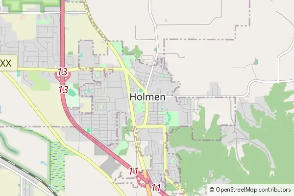 Mapa Holmen