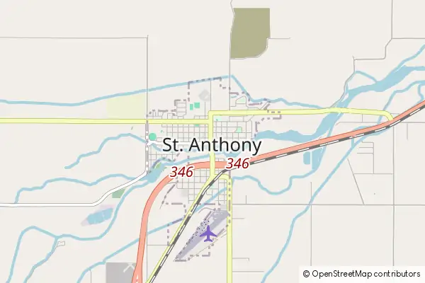 Mapa Saint Anthony