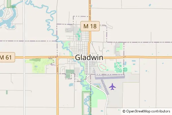 Mapa Gladwin