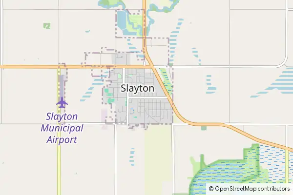 Mapa Slayton