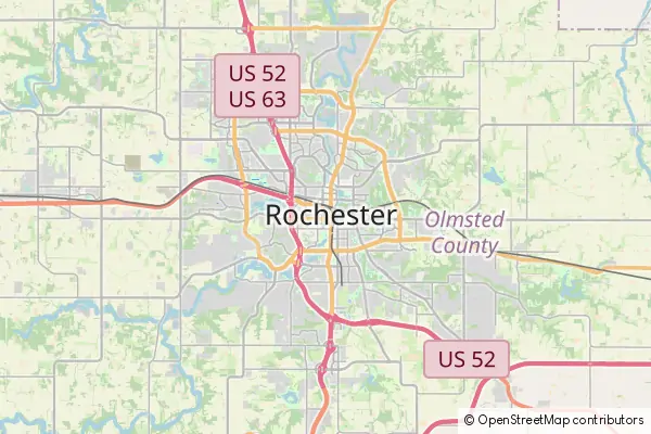 Mapa Rochester