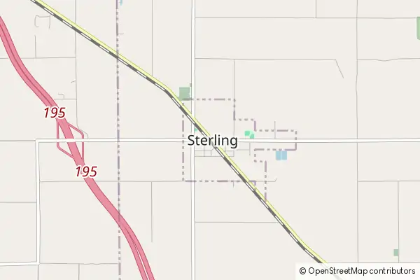 Mapa Sterling