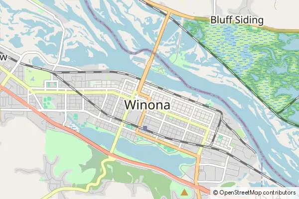 Mapa Winona