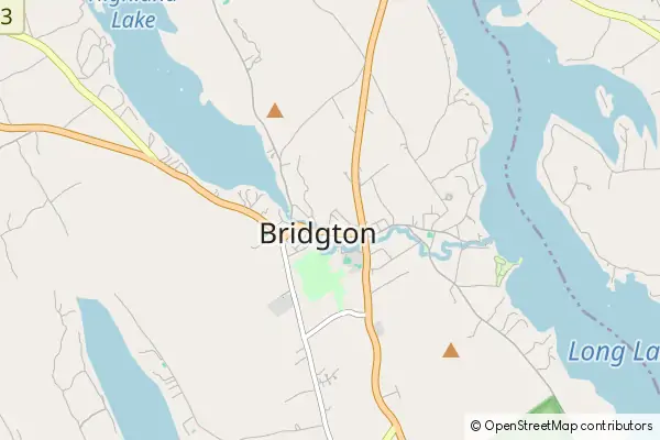 Mapa Bridgton