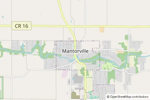 Mapa Mantorville