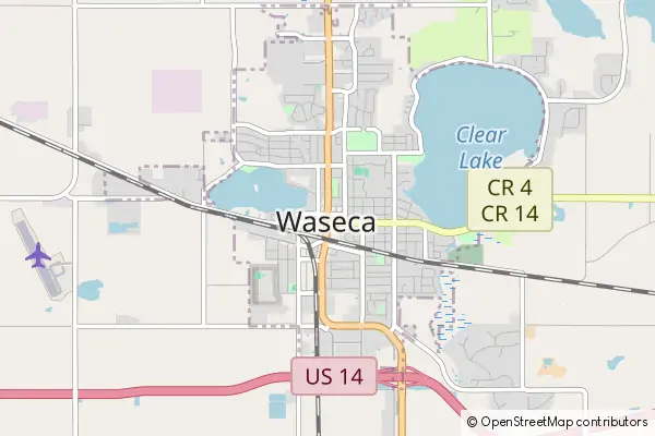 Mapa Waseca