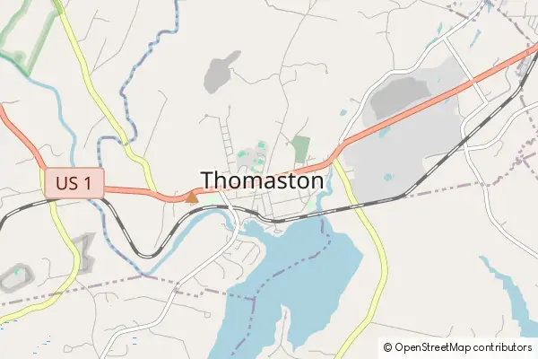 Mapa Thomaston