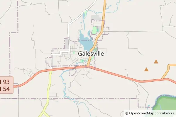 Mapa Galesville