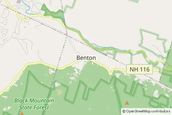 Mapa Benton