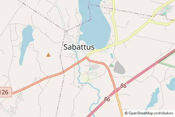 Mapa Sabattus