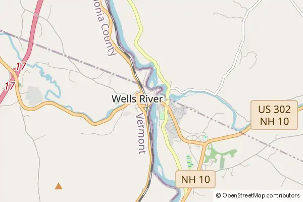 Mapa Wells River