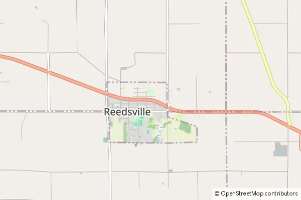 Mapa Reedsville