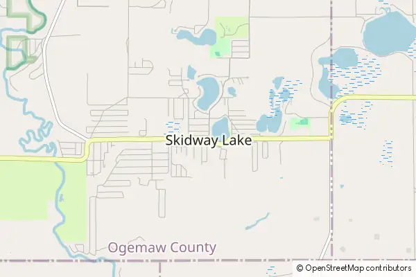 Mapa Skidway Lake