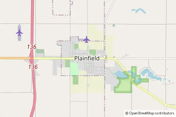 Mapa Plainfield