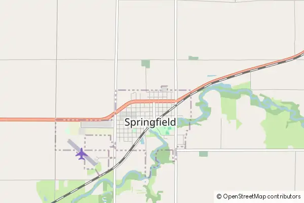 Mapa Springfield