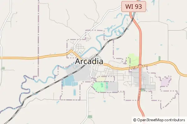 Mapa Arcadia