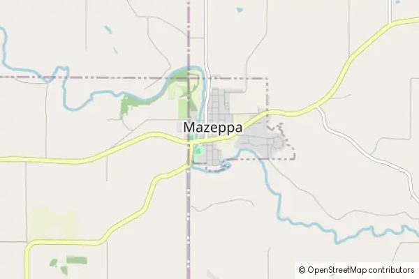 Mapa Mazeppa