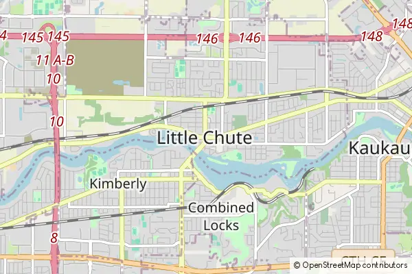 Mapa Little Chute