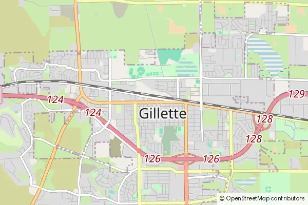 Mapa Gillette