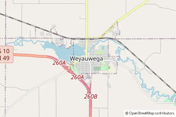 Mapa Weyauwega