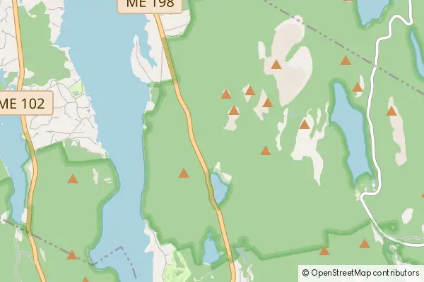 Mapa Park Narodowy Acadia
