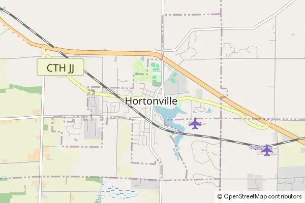 Mapa Hortonville