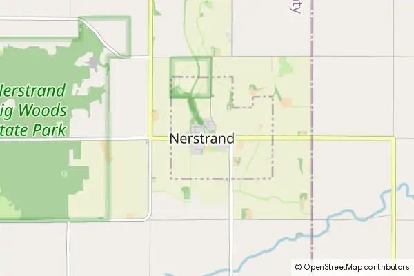 Mapa Nerstrand