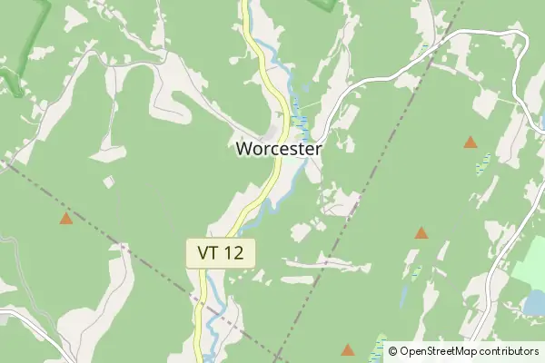 Mapa Worcester