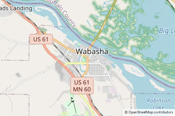 Mapa Wabasha