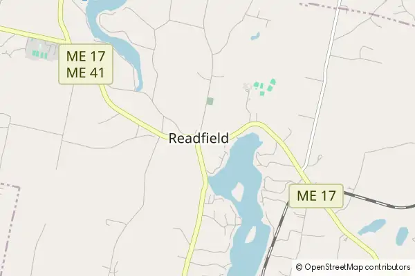 Mapa Readfield