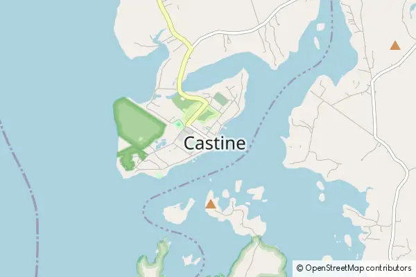 Mapa Castine