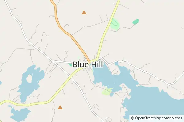 Mapa Blue Hill