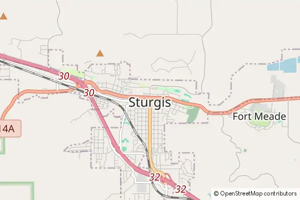 Mapa Sturgis