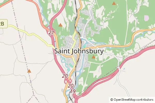 Mapa Saint Johnsbury