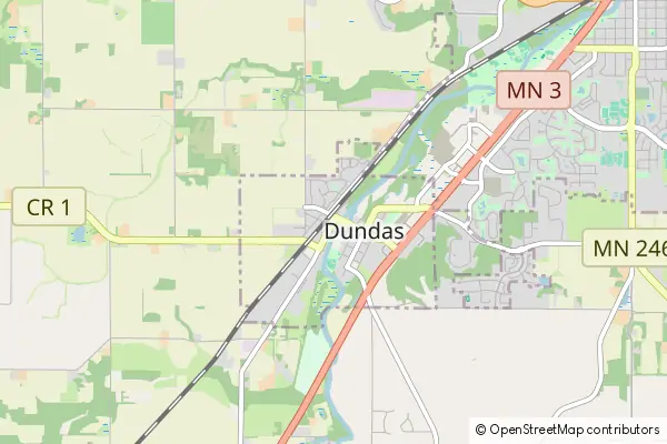 Mapa Dundas